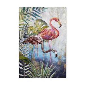 Toile Flamants roses exotiques 120*80