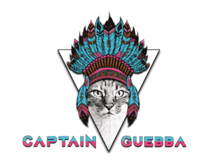 croquette chat Captain Guebba logo chat 